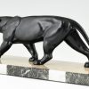 Art Deco beeld panter