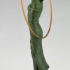 Art Deco sculpture hoop dancer