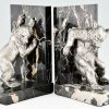 Art Deco serre livres bronze ours