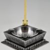 Art Deco Aschenbecher Schmiedeeisen mit Flügel