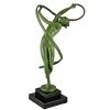 Tourbillon Art Deco sculptuur danseres met lint