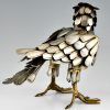 Adler Skulptur von Besteck versilbert