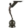 Icarus Art Deco sculpture of a winged athlete