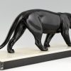 Art Deco sculpture of a panther