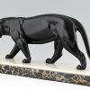 Art Deco sculpture of a panther