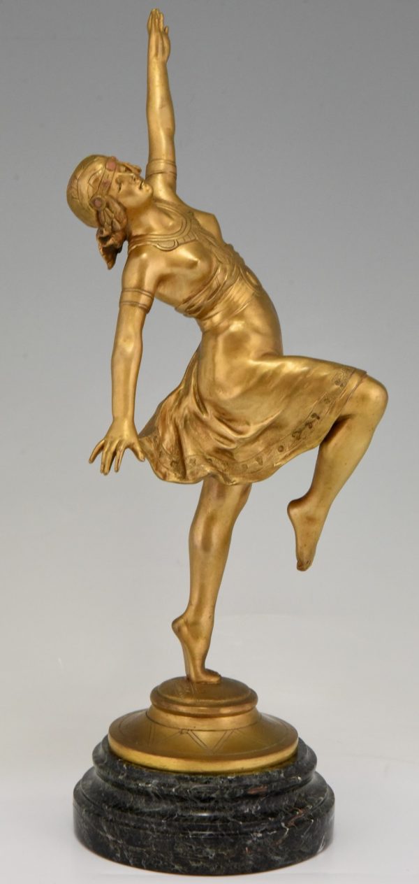 Art Nouveau danseuse Orientale en bronze