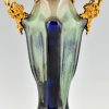 Art Nouveau vases en céramique et bronze doré