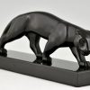 Art Deco Skulptur Bronze Panther