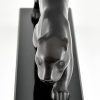 Art Deco bronze sculpture of a panther