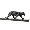 Art Deco sculpture of a panther