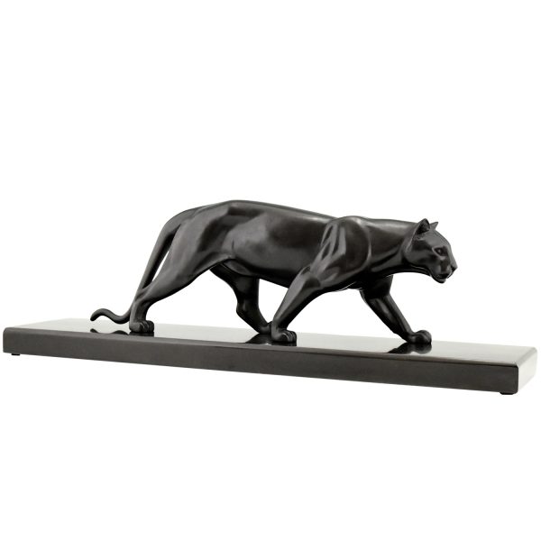 Art Deco sculptuur panter