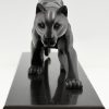 Art Deco sculpture of a panther