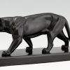 Art Deco sculpture of a panther