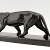 Art Deco sculpture of a panther