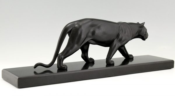 Art Deco sculpture of a panther