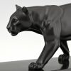 Art Deco sculpture of a panther