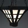 Art Deco hanglamp met pelikanen