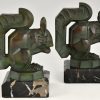 Art Deco squirrel bookends