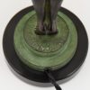 Art Deco style lamp nude with globe Clarté LUEUR LUMINEUSE 38 cm.