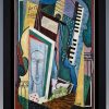Gemälde Komposition Kubistisch Modigliani