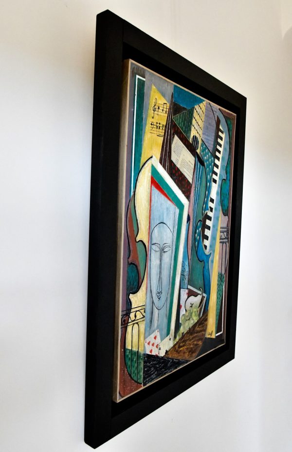 Gemälde Komposition Kubistisch Modigliani