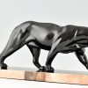 Art Deco sculptuur zwarte panter