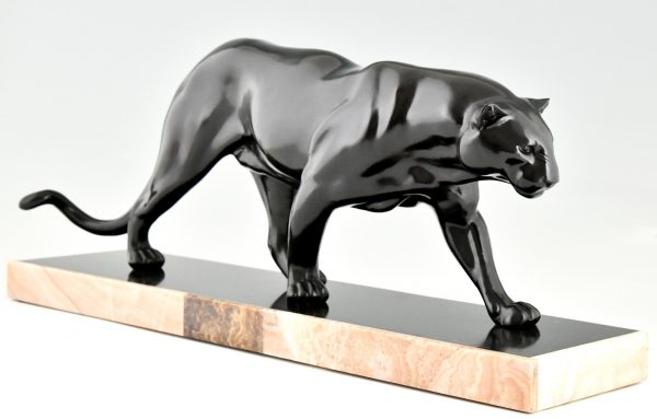 Art Deco panther sculpture