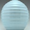 Art Deco vase boule céramique blue pastel