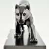 Art Deco sculpture of a panther.