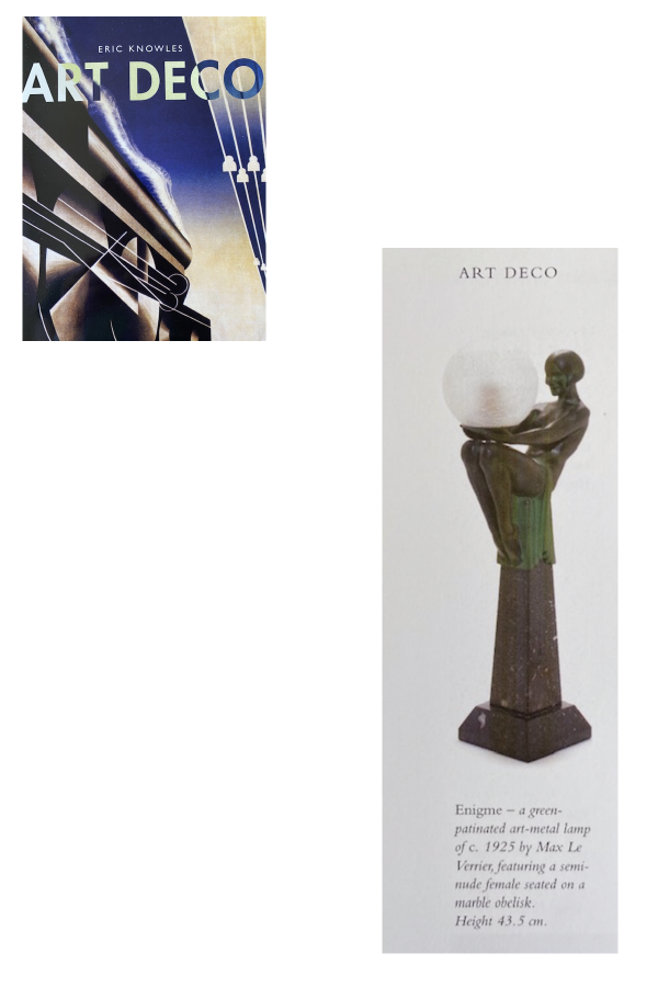 Enigme Art Deco lamp Max Le Verrier
