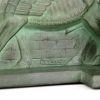 Art Deco serre livres en bronze Lamassu