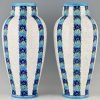 A pair of Art Deco vases by Boch Freres