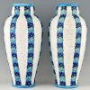 A pair of Art Deco vases by Boch Freres