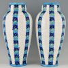 A pair of Art Deco vases by Boch Freres