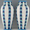 A pair of Art Deco vases by Boch Freres