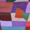 Mid-century unique abstract tapestry handwoven by the artist