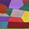 Wandteppich 60er Jahre gewebt vom Kunstler Unikat