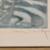 Pair of Art Deco etchings nudes in the waves