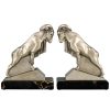 Art Deco serre livres bouquetin