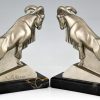 Art Deco Ibex or ram bookends