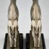 Art Deco Ibex or ram bookends