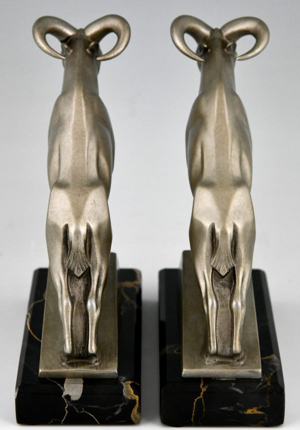 Art Deco Ibex or ram bookends