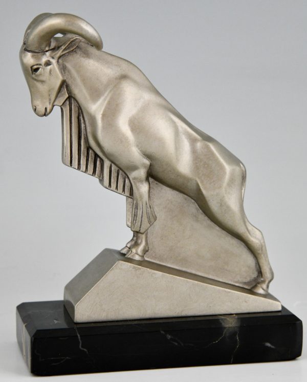 Art Deco Ibex or ram bookends