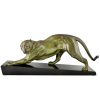 Art Deco sculpture of a panther