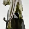 Art Deco sculpture of a panther