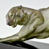 Art Deco sculpture of a panther