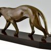 Art Deco sculpture of a panther