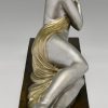 Art Deco Bronze Skulptur Frauenakt TEST DE