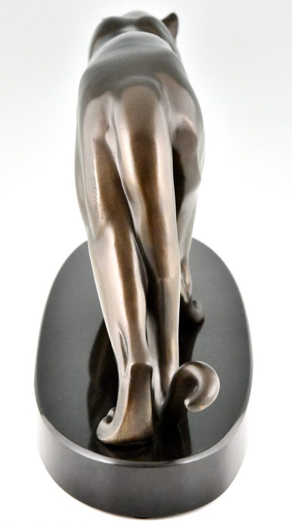 Sculpture Art Deco d’une panthère