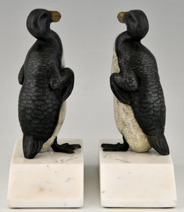 Art Deco Great Auk Penguin Bookends